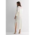 vestaglia lunga in seta ethereal embrace donna avorio taglia s/m