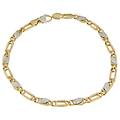 bracciale uomo oro giallo bianco gl100557