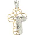 croce uomo oro giallo bianco gl100540