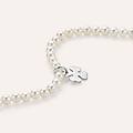 bracciale silver pearls argento rodiato perla sintentica collezione silver pearls bianco