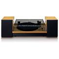 ls-300 giradischi con trasmissione a cinghia nero legno (ls-300wood)