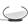 lampada led da tavolo adele altezza 22 cm nero metallo
