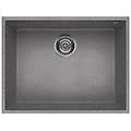 - lavello quadra 110 granitek sottotop 58x44 cm 1 vasca colore grigio cemento 48