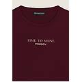 t-shirt da donna comfort con stampa dorata fig donna xxs
