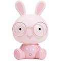 leroy merlin lampada da tavolo led bambino bunny usb rosa luce naturale 55 lumen