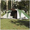 - tenda da campeggio a cupola per 6 persone verde impermeabile