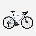 bici da corsa endurance edr af microshift sword 2x10v celeste