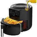 friggitrice ad aria cecofry rain. air fryer 1500 w capacità 5 5 l spray a olio costruito 7