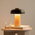 audo reverse lampada da tavolo a batteria sabbia/bronzo pietra 24 5 cm