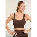 top sportivo con coppe e inserti a spina di pesce demitasse donna exsmall/small