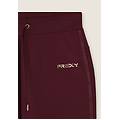 pantaloni con fondo a costina e bande logate fig donna extra small