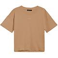 Freddy T Shirt Da Donna Comfort Fit In Jersey Leggero Warm Taupe Donna Small