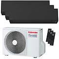 condizionatore shorai edge black trial split 5000+7000+16000 btu inverter a+++ wifi unità