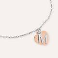 bracciale silver collection argento bicolore bianco / rosa collezione silver collection bicolore