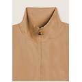 felpa cropped in ciniglia con zip e collo alto ginge root donna medium