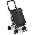 go up alluminio nero borsa trolley