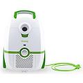 - axo720 aspirapolvere a traino con sacco potenza 700 watt colore bianco / verde