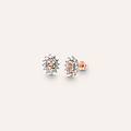 orecchini lobo jasmine oro rosa morganite diamante collezione jasmine oro rosa