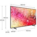 tv crystal uhd 4k 65 ue65du7170uxzt smart tv wi-fi black 2024 processore crystal 4k 4k upscaling