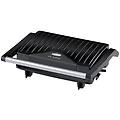 tostapane 4960fl 750w nero rivestimento antiaderente 2 panini blocco sicurezza