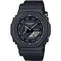 orologio g-shock nero multifunzione uomo ga-2100bce-1aer