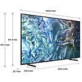 q60d tv qled 4k 65 qe65q60dauxzt smart tv wi-fi titan gray 2024 quantum processor lite 4k 4k