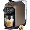 18000286 desea macchina caffé espresso capsule a modo mio con cappuccinatore colore marrone