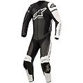 tuta moto intera gp force phantom 1pc nero bianc taglia 50