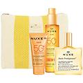 summer essentials pochette crema solare viso spf50+ 50ml + huile 50ml + olio abbronzante spf50