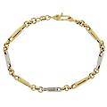 bracciale uomo oro giallo bianco gl100600