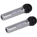 em 415 r nero-argento set di 2 microfoni wireless