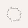 bracciale silver shine argento rodiato cubic zirconia collezione silver shine bianco