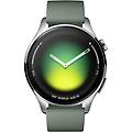 watch 5 bluetooth gps nfc 47mm amoled argento cinturino verde m 5atm spo2