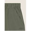 pantaloni wide leg in cotone navetta con ricami sangallo aloe direct dyed donna large