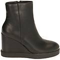 ankle boots neri zeppa 7 5 cm