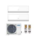 climatizzatore condizionatore inverter dual split halo bianco 9000+9000 con lsgt50-2m r-32 9+9 new