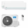 condizionatore evolution dual split 9000+9000 btu inverter a++ unità esterna 5. 3 kw