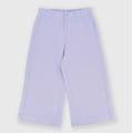 pantalone in jersey pesante da bambina viola taglia 12m