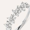anello fantasia claire oro bianco cubic zirconia collezione claire misura 50 oro bianco