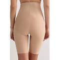 pantaloncino modellante in microfibra senza cuciture donna naturale taglia xs