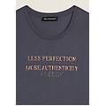 t-shirt donna manica lunga con grafica metallizzata turbulence donna extra small