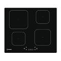 indesit piano cottura a induzione is 83q60 ne 4 zone cottura 59 cm x 51