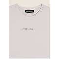 body senza maniche in jersey stretch con logo strass white sand donna small
