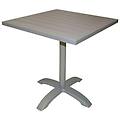 leroy merlin tavolo da pranzo per struttura e superficie in alluminio per 4 persone 70x70cm