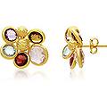 orecchini a lobo oro riflessi nf016or y