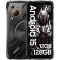smartphone robusto marine 1 da 6 56 4 gb/128 gb dual sim 5100 mah android 15 nero