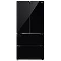 frigorifero americano rfd 75850 gbk vetro nero nofrost f vetro