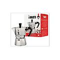 moka express 1 tazze manico anti scottatura adatta a piani cottura gas 60 ml alluminio