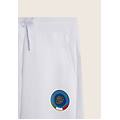 pantaloni sportivi unisex fgi con grafica tricolore bianco donna large