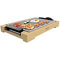 cecotec - piastra-grill elettrica tasty&grill 2000. 2000 w struttura bambù termostato regolabile